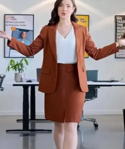 Make Me A Match Vivi Brown Blazer