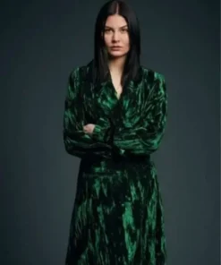 Malin Buska A Discovery of Witches Green Velvet Coat