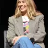 Margot Robbie 2024 Oscars Snub Grey Blazer