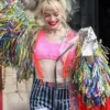 Margot Robbie Birds Of Prey Harley Quinn PVC Material Jacket