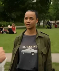 Maria Sten Reacher S02 Green Cotton Jacket