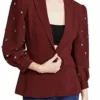 The Young and The Restless Camryn Grimes Maroon Blazer Jacket