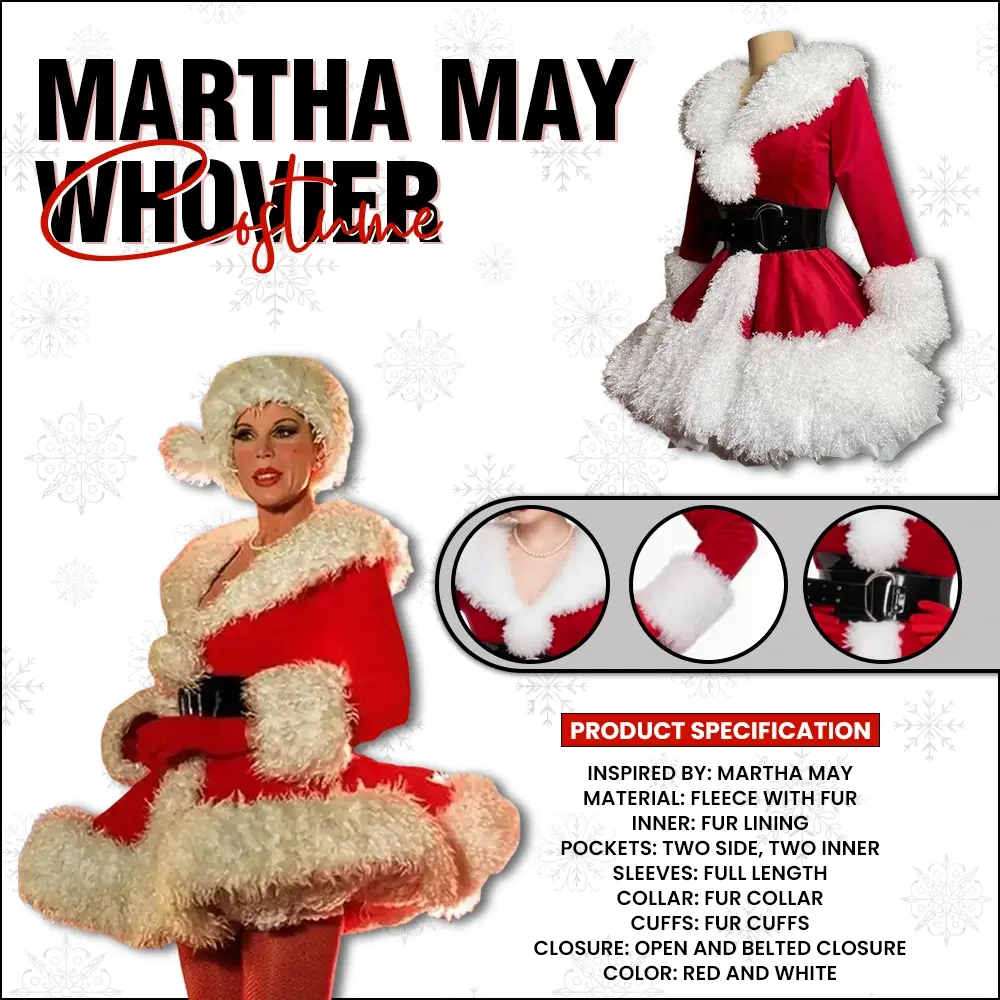 Womens Martha May Whovier Costume For Christmas 