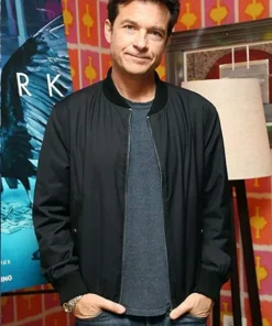 Marty Byrde Ozark Jason Bateman Black Bomber Jacket