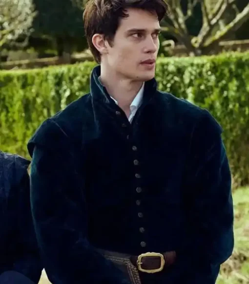 Mary And George 2024 Nicholas Galitzine Blue Coat