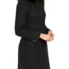Mary Hamilton TV Series Batwoman Nicole Kang Fur Collar Black Wool Coat