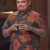 MasterChef US S14 Aaron Sanchez Floral Shirt