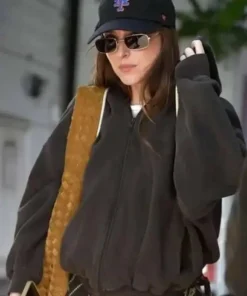 Materialists 2024 Dakota Johnson Black Hoodie