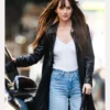 Materialists Dakota Johnson Leather Coat