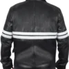 Matt Damon Good Will Hunting Leather Black Jacket