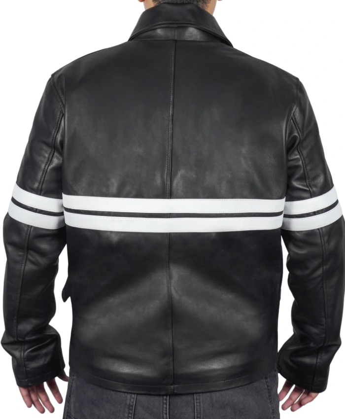 Matt Damon Good Will Hunting Leather Black Jacket