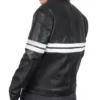 Shop Matt Damon Good Will Hunting Black Leather Jacket