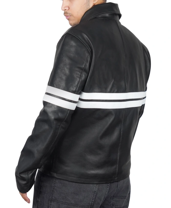 Shop Matt Damon Good Will Hunting Black Leather Jacket