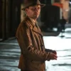 Matthew Rhys S02 Perry Mason Brown Leather Jacket