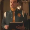 Max Wolfe Gossip Girl S02 Green Varsity Jacket