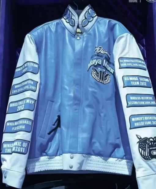 Maya Moore Jeff Hamilton Blue Jacket