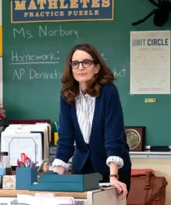 Mean Girls 2024 Tina Fey Blue Coat