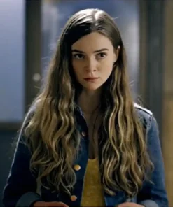 Megan Best Movie Elevator Game 2023 Becki Blue Denim Jacket