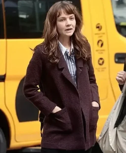 Megan Twohey She Said Brown Wool Coat