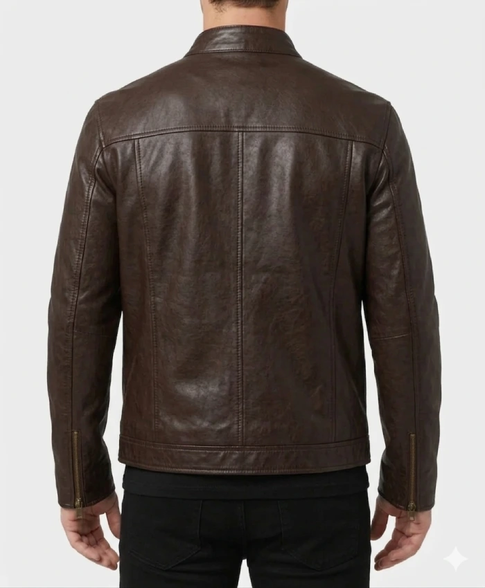 Shop Brownish Men Leather Classic Jackets