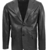 Men Leather Blazer