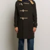 Menâ€™s Duffle Brown Coat