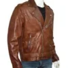 Men’s Brown Brando Style Biker Jacket