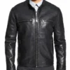 Mens Classic Obey Leather Jacket