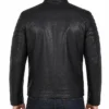 Mens Leather Biker Black Jacket