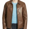 Mens Vince Classic Leather Jacket