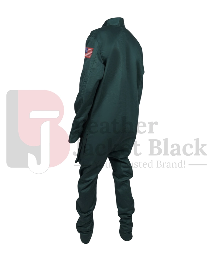 Mens and Womens Ice Man Top Gun Green Flight Suit