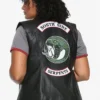 Mens and Womens Riverdale Southside Serpents Gang Black Leather Vest