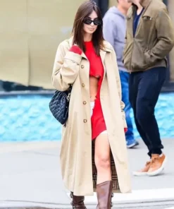 Met Gala 2024 Emily Ratajkowski Burberry Coat