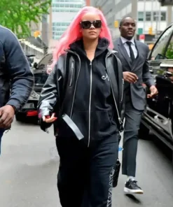 Met Gala 2024 Rihanna Black Sweatsuit