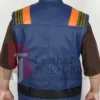 Michael B Jordan Black Panther Killmonger Blue Vest