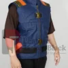 Shop Michael B Jordan Black Panther Erik Blue Vest