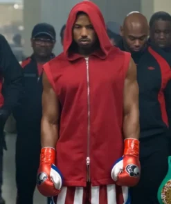 Michael-B.-Jordan-Creed-2-Red-Hooded-Costume4