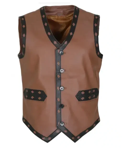 Michael Beck The Warriors Movie Brown Vest