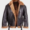 Micheal Sheepskin The Flying SF Brown Shearling Jacket