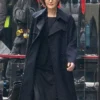 Michelle Dockery Anatomy of a Scandal Black Duster Coat