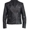 Boss Level Dai Feng Leather Jacket in Black