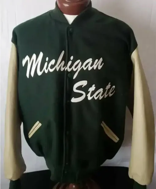 Michigan State Spartans Delong Varsity Jacket