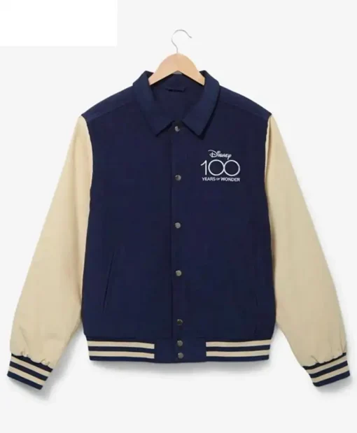 Mickey Mouse Disney Denim Varsity Jacket