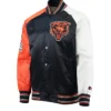 Mika Starter Chicago Bears Colorblock Varsity Jacket