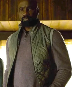 Mike Colter Evil Season 3 Green Vest