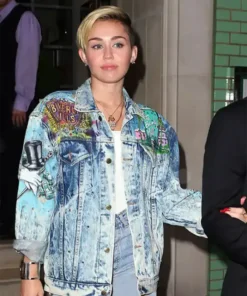 Miley Cyrus Tony Alamo Denim Jacket