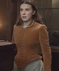 Millie Bobby Enola Holmes Brown Jacket