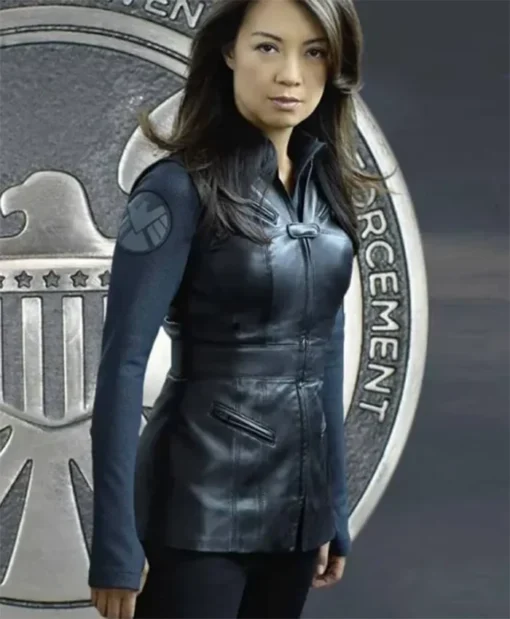 Ming‑Na Wen TV-Series Agents of Shield Melinda May Leather Vest