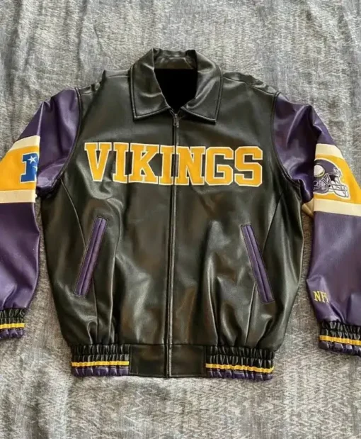 Minnesota Vikings Leather Stylish Jacket