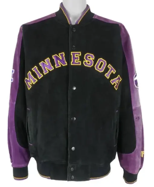 Minnesota Vikings Suede Jacket 3